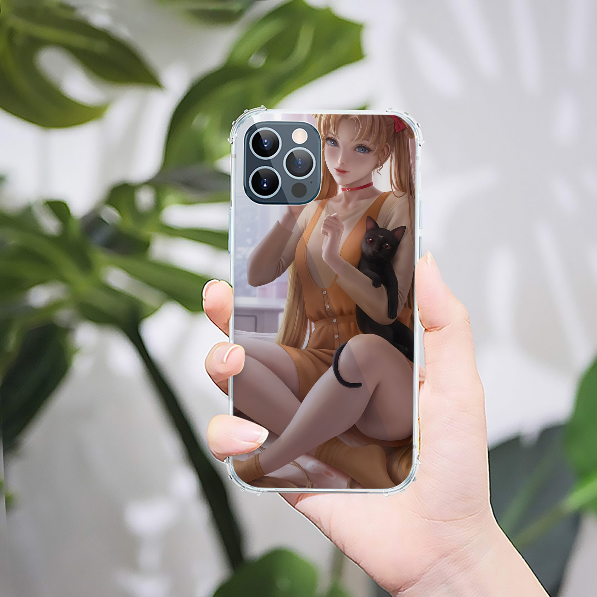 （画像用） 美少女戦士セーラームーン Sailor Moon 【iPhone 12シリーズ対応】透明スマホケース（クリアソフトケース）